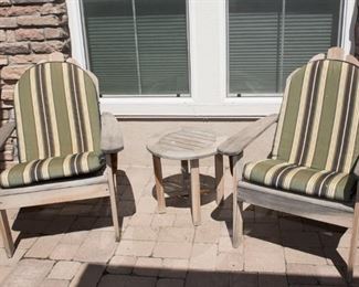 Kingsly Bate Teak Patio Chairs And Table
