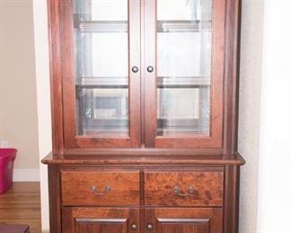 Woodley's Furniture Cherry Hutch