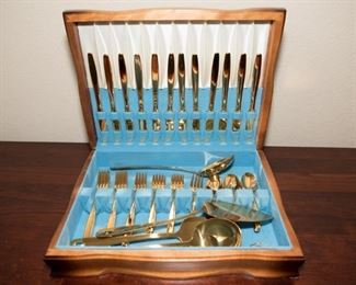 Rogers Gold Plated Flatware