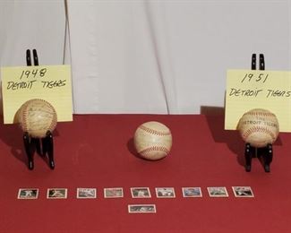 1948 to 1951 Detroit Tigers Signed Baseballs