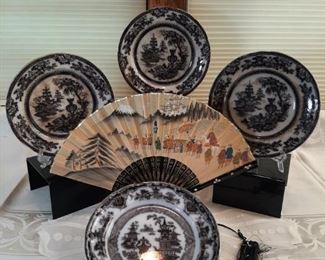 Asian Inspired Transferware