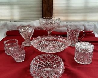 Assorted Cut Glass