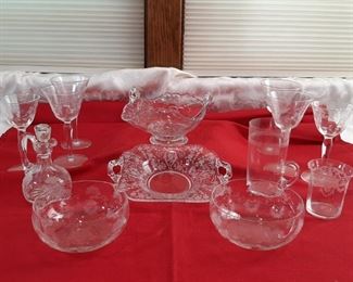 Etched Glass Collection