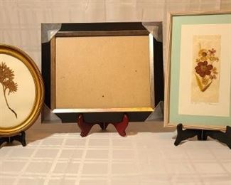 Frames and Pressed Flowers