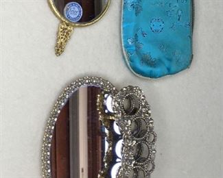 Irice Travel Mirror and Vintage Lipstick Mirror