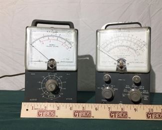 Pair of Vintage Heathkit Meters