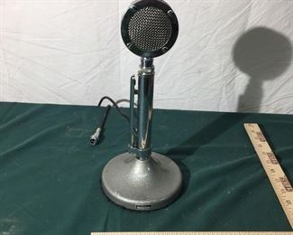 Squeeze to Talk Antique Stand Microphone
