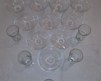 Tulip Glasses and Dessert Bowls