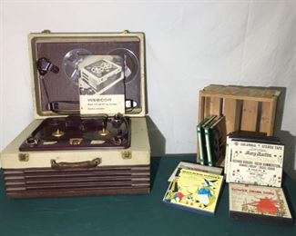 Vintage 1950s Webcor Reel Tape Recorder