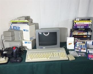 Vintage Atari 520ST Computer and Accessories