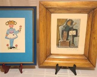 Vintage Stylized Paintings of Children