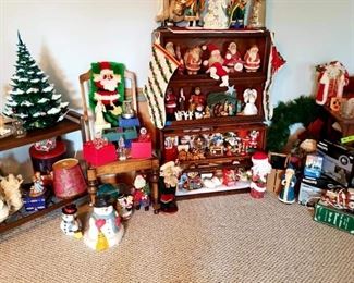 High End, Vintage and Antique Christmas including Vintage Ornaments, Hand Blown Glass Ornaments, Waterford Angels, Large Angel and Santa Collections. 