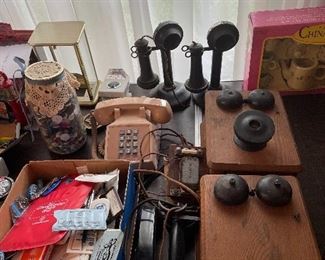 Antique telephones 