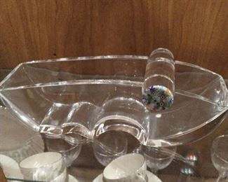 Very unusual Baccarat crystal artwork