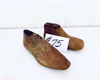Children’s wooden shoes  6-8” L 
Pair $25