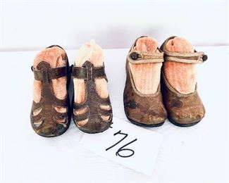 Pair of children’s  vintage shoes $38