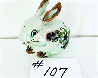 Porcelain rabbit 4” L $18