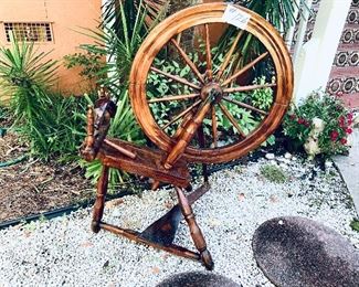 Flax wheel ( antique) 
32w 39t  $400