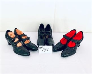 Antique/ vintage shoes 10”Long 
$ 20 per pair. 