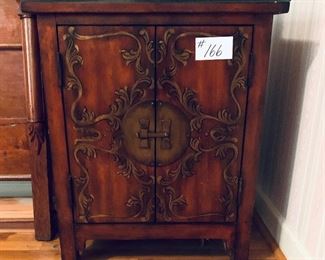 Nightstand with latch.  24w 18 d 29.5 t 
$140