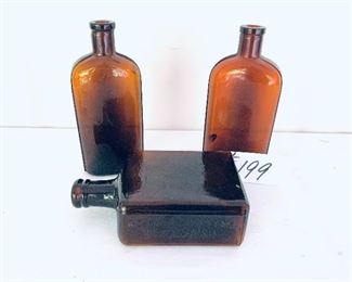 Set 3 bottles. 7-8” t. $65