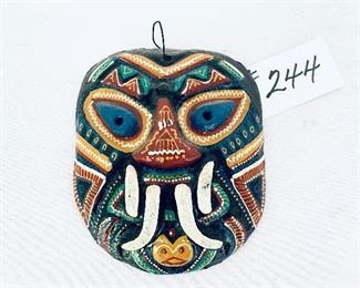 Mask made in Peru resin. 8 “ L.  $40