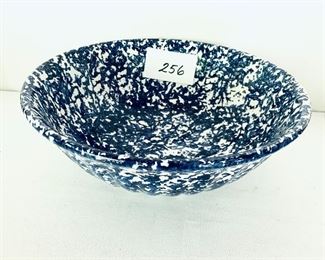 Italian blue and white bowl. 13w.  $42