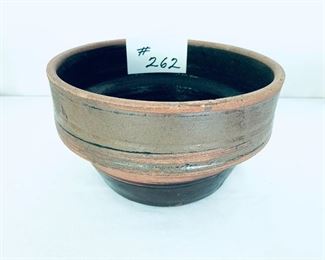 Terracotta pottery bowl. Granny used this to strain the milk. 9.5W. $45