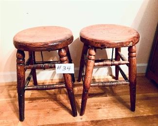 Two vintage stools.  18” T.  
$50 FIRM Each 