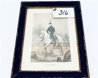 Framed Lithograph 
9.5w. 11.5 T.  $285