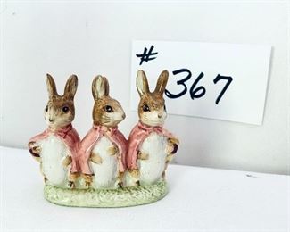 1954 Beatrix Potter rabbits Flopsy Mopsy cottontail $28