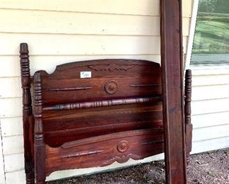 Antique cedar bed. 55-58 w. 47t 
$400
