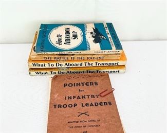 WW2 training books
$25
