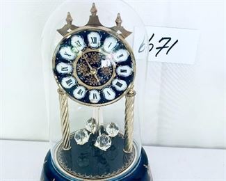 Cloche  clock battery powered not working 10 inches tall $35