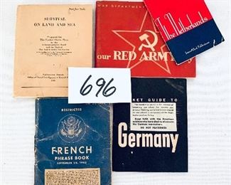 Small world war two military guides 1943 to 1944.     $27