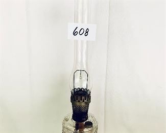 Tall  oil lantern 24.5 inches tall $48
