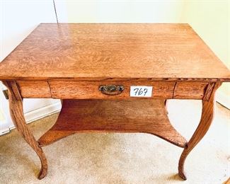 Vintage oak table. 36w 24d 29t 
$330