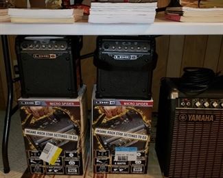 Line 6 Micro Spider guitar amplifiers. LN w box 
