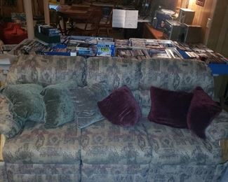 Berkline reclining sofa and two matching recliners 
