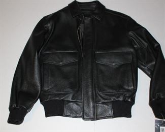 Roundtree and Yorke Leather jacket NWT