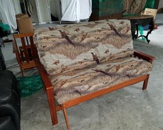 2 of these hunt scene futons, sat on maybe 3 times.  TWO of these