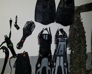 scuba, diving, hunting supplies