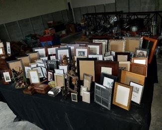 LOTS of frames, antique and newer