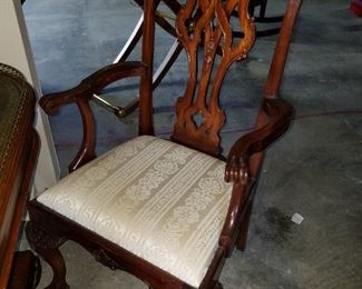 pair of Chippendale chairs