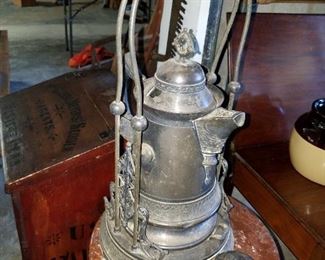 antique tea urn