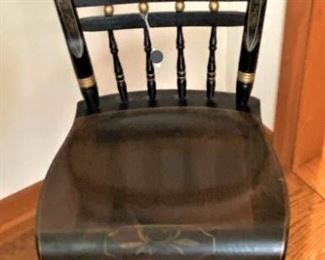 Gold Stenciled Chair