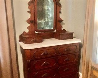Victorian Renaissance Walnut Dresser