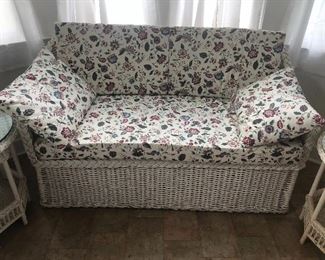 Wicker sofa
