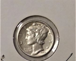 1944 Mercury Dime