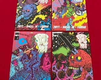 Space Riders 1-4 - Black Mask Comics. Extremely Rare and hard to find mini-series.  All books are in NM condition! 